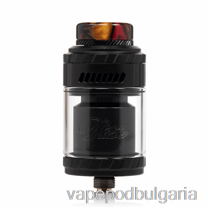 Vape 10000 Дръпки Thunderhead Creations Blaze Solo 25mm Rta Matte Black